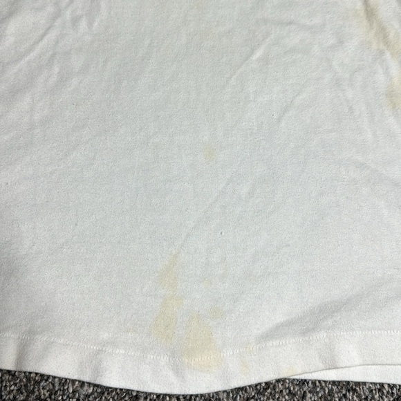 Vintage Super T's Hard Rock Cafe St. Marten White Grunge Tshirt XL - Picture 10 of 12